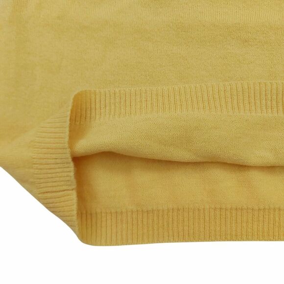 MaxMara Weekend Sweater Womens Small Yellow Wool Blend Comfy Cozy Knitted Office - Picture 5 of 10